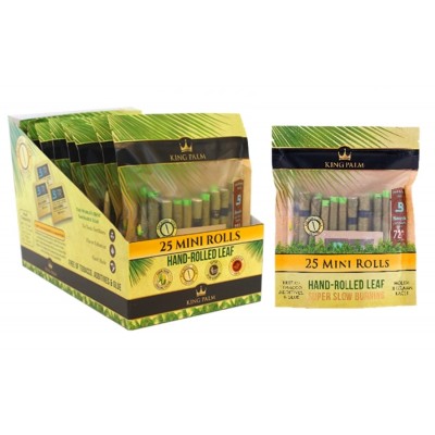KING PALM MINI PRE-ROLLED POUCHES 8CT/PACK